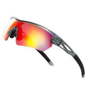 Óculos de Ciclismo - Cinza Preto