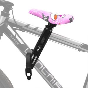 Assento Infantil para Bicicleta Montado na Frente - Assento Rosa
