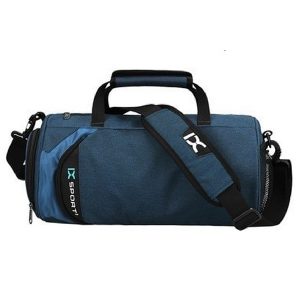 Bolsa de ginásio com compartimento para calçado - Azul Grande