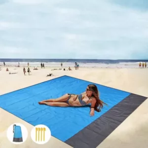 Manta de Praia Impermeável com Bolso