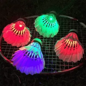 Peteca de Badminton com Iluminação LED