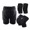joelheiras, protetores de joelho para skate, protetor de joelho, shorts acolchoados para snowboard, shorts de impacto para snowboard