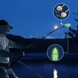Sinos de Alarme para Vara de Pesca com Luz LED