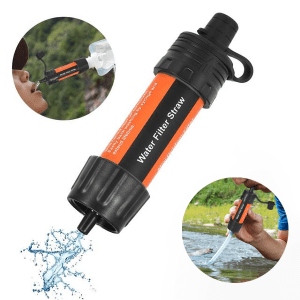 Canudo Filtro de Água Portátil para Camping