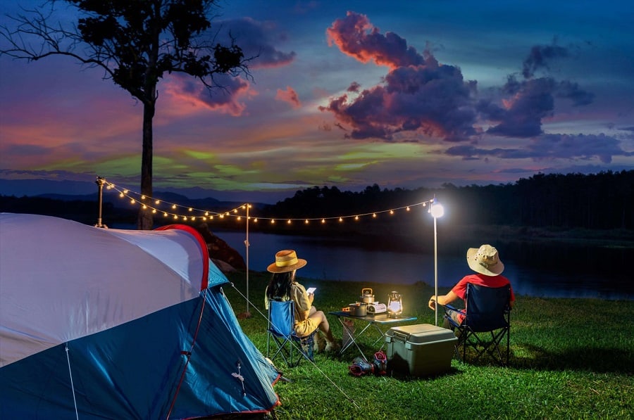 Equipamento de camping