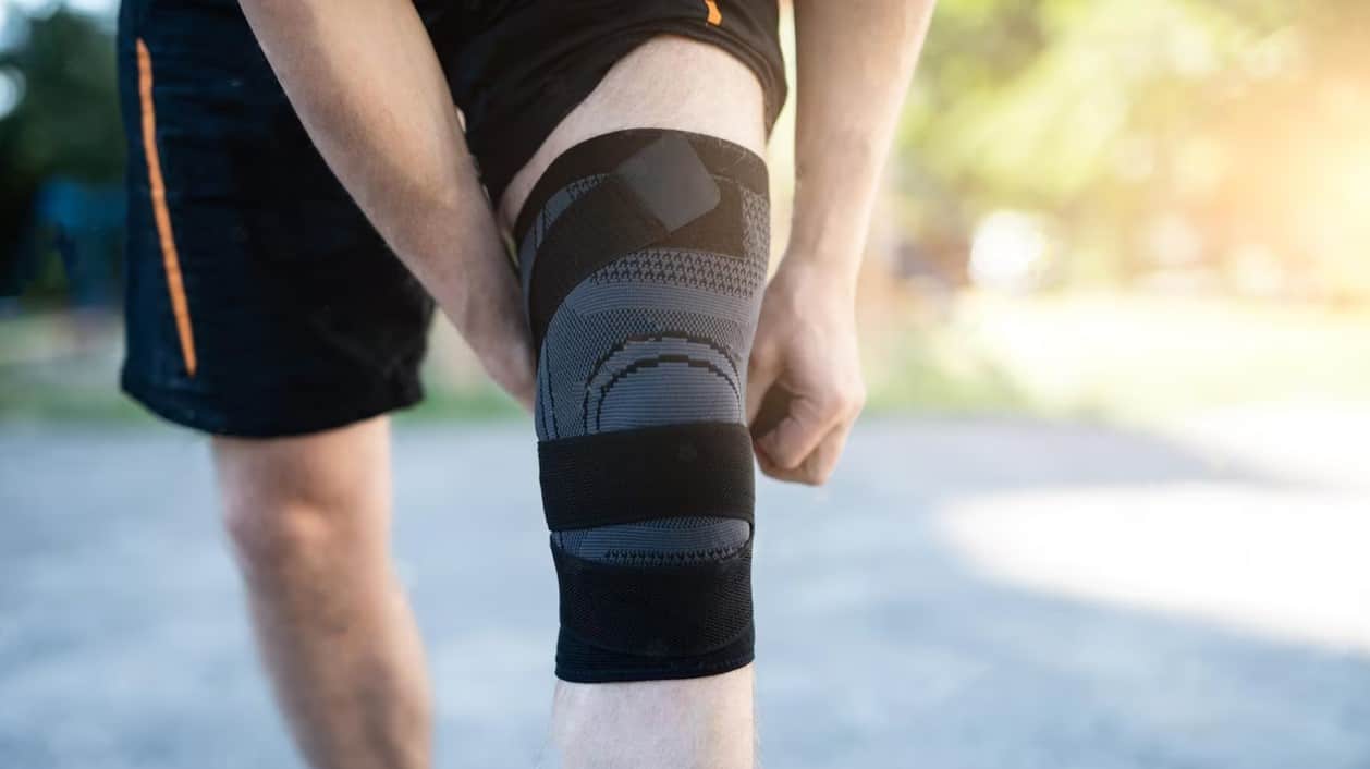 suporte para joelho para corrida