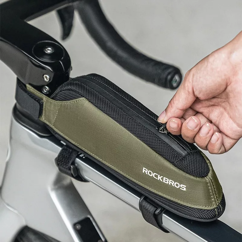 bicycle bag, bicycle top tube bag, top tube bag, bicycle tool bag, bicycle tube bag