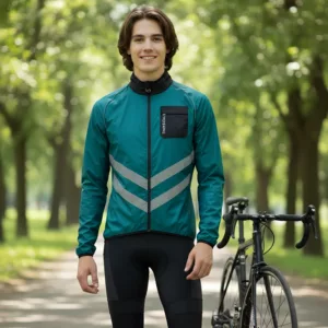 rainproof jacket, windbreaker jacket, cycling jacket, reflective jacket, reflective cycling jacket, windproof cycling jacket