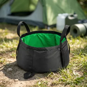 foldable bucket, camping bucket, collapsible mop bucket, camping wash basin